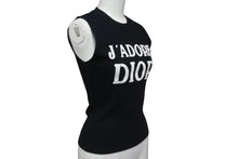Load image into Gallery viewer, Christian Dior クリスチャンディオール ジャドール タンクトップ・ノースリーブ ブラック サイズ38 3A16155300 美品 中古 64239