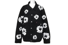 Load image into Gallery viewer, 新品未使用 DENIM TEARS × Levi&#39;s デニムティアーズ リーバイス デニムジャケット タイプ2 サイズL コットン ブラック 中古 64242