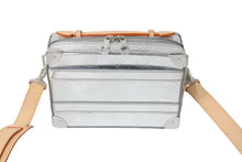 Load image into Gallery viewer, LOUIS VUITTON ルイヴィトン ミラー ハンドル ソフトトランク M45885 ショルダーバッグ シルバー 美品 中古 64248