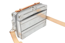 Load image into Gallery viewer, LOUIS VUITTON ルイヴィトン ミラー ハンドル ソフトトランク M45885 ショルダーバッグ シルバー 美品 中古 64248