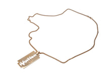 Load image into Gallery viewer, 新品同様 LOUIS VUITTON ルイヴィトン ネックレス ペンダント ヴァージル アブロー VIRGIL ABLOH BLADE K18ゴールド ダイヤモンド Q93882 中古 64250