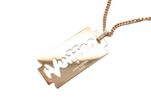 Load image into Gallery viewer, 新品同様 LOUIS VUITTON ルイヴィトン ネックレス ペンダント ヴァージル アブロー VIRGIL ABLOH BLADE K18ゴールド ダイヤモンド Q93882 中古 64250
