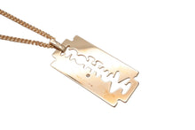 Load image into Gallery viewer, 新品同様 LOUIS VUITTON ルイヴィトン ネックレス ペンダント ヴァージル アブロー VIRGIL ABLOH BLADE K18ゴールド ダイヤモンド Q93882 中古 64250