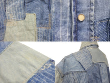 Load image into Gallery viewer, 極美品 RRL LIMITED EDITION ダブルアールエル リミテッドエディション ウエスタンシャツ サイズXL パッチワーク デニム 中古 64251