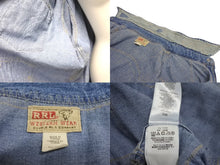Load image into Gallery viewer, 極美品 RRL LIMITED EDITION ダブルアールエル リミテッドエディション ウエスタンシャツ サイズXL パッチワーク デニム 中古 64251