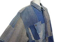 Load image into Gallery viewer, 極美品 RRL LIMITED EDITION ダブルアールエル リミテッドエディション 長袖シャツ サイズXL パッチワーク デニム コットン 中古 64252