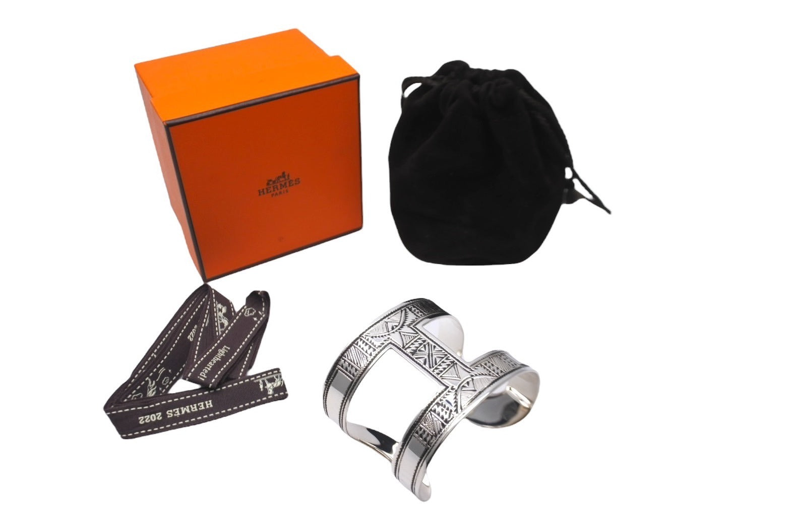 エルメス　バングル　美品 HERMES 【5jhb0253】エルメス バングル エマイユMM メタル 七宝
