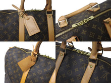 Load image into Gallery viewer, LOUISVUITTON ルイヴィトン キーポル50 ボストンバッグ M41426 PVCコーティングキャンバス ブラウン 美品 中古 64258