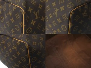 LOUISVUITTON ルイヴィトン キーポル50 ボストンバッグ M41426 PVCコーティングキャンバス ブラウン 美品 中古 64258
