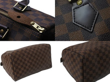 Load image into Gallery viewer, 極美品 LOUIS VUITTON ルイヴィトン ダミエ スピーディ 30 ハンドバッグ N41531 ブラウン ロゴ 鞄 旧型 ゴールド金具 中古 64261