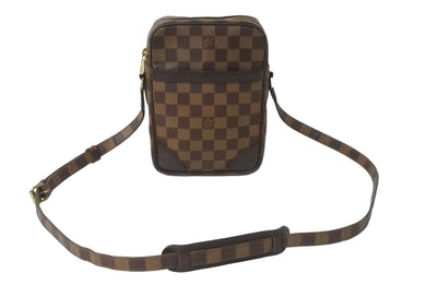LouisVuitton ルイヴィトン ダヌーブ ショルダーバッグ 斜めがけバッグ N48063 PVC ゴールド金具 美品 中古 64262
