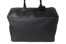 Load image into Gallery viewer, LOUIS VUITTON ルイヴィトン ネオグリニッジ ボストンバッグ N41164 ダミエグラフィット ブラック シルバー金具 良品 中古 64266
