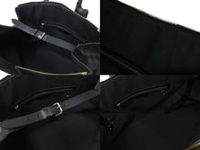 Load image into Gallery viewer, LOUIS VUITTON ルイヴィトン ネオグリニッジ ボストンバッグ N41164 ダミエグラフィット ブラック シルバー金具 良品 中古 64266