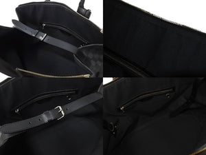 LOUIS VUITTON ルイヴィトン ネオグリニッジ ボストンバッグ N41164 ダミエグラフィット ブラック シルバー金具 良品 中古 64266