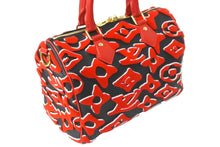 Load image into Gallery viewer, 極美品 LOUIS VUITTON ルイヴィトン ウルス フィッシャー ハンドバッグ M45552 スピーディバンドリエール25 レッド系 中古 64270