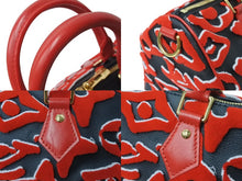 Load image into Gallery viewer, 極美品 LOUIS VUITTON ルイヴィトン ウルス フィッシャー ハンドバッグ M45552 スピーディバンドリエール25 レッド系 中古 64270