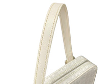 Load image into Gallery viewer, 極美品 GOYARD ゴヤール ショルダーバッグ ヨナMM イニシャル入り ヘリンボーン柄 ホワイト シルバー金具 中古 64278