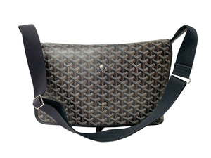 GOYARD ゴヤール ショルダーバッグ カペシアン バッグMM ヘリンボーン柄 CAPETIMMLTY01CG01P シルバー金具 美品 中古 64281