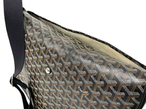 GOYARD ゴヤール ショルダーバッグ カペシアン バッグMM ヘリンボーン柄 CAPETIMMLTY01CG01P シルバー金具 美品 中古 64281