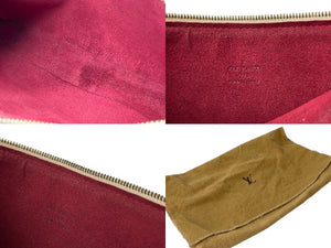 LOUIS VUITTON ルイヴィトン ポシェット アクセソワール アクセサリーポーチ M92649 モノグラムマルチカラー ホワイト 美品 中古 64285