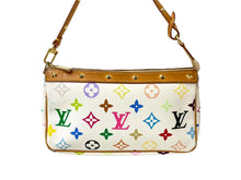 Load image into Gallery viewer, LOUIS VUITTON ルイヴィトン ポシェット アクセソワール アクセサリーポーチ M92649 モノグラムマルチカラー ホワイト 美品 中古 64285