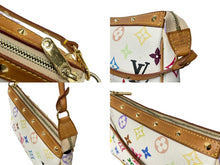 Load image into Gallery viewer, LOUIS VUITTON ルイヴィトン ポシェット アクセソワール アクセサリーポーチ M92649 モノグラムマルチカラー ホワイト 美品 中古 64285