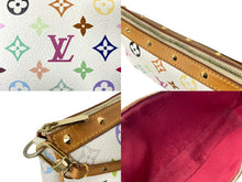 Load image into Gallery viewer, LOUIS VUITTON ルイヴィトン ポシェット アクセソワール アクセサリーポーチ M92649 モノグラムマルチカラー ホワイト 美品 中古 64285
