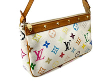 Load image into Gallery viewer, LOUIS VUITTON ルイヴィトン ポシェット アクセソワール アクセサリーポーチ M92649 モノグラム マルチカラーホワイト 良品 中古 64286