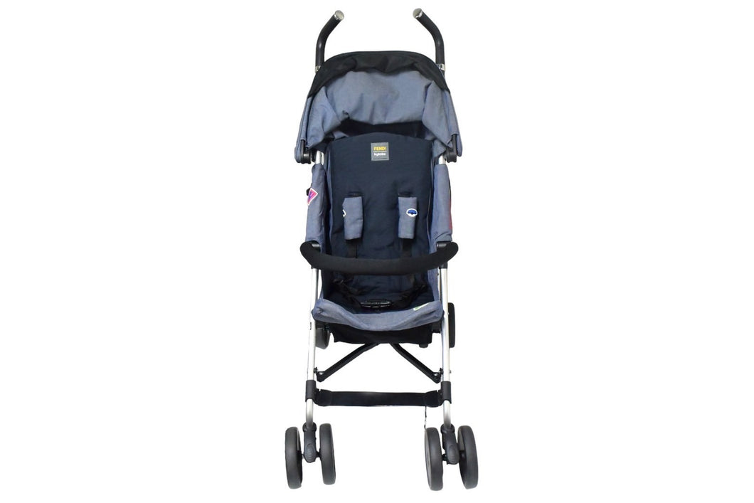 FENDI フェンディInglesina イングリッシーナ ベビーカー モンスター ネイビー ブラック メッシュ 美品 中古 64292