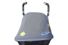 Load image into Gallery viewer, FENDI フェンディInglesina イングリッシーナ ベビーカー モンスター ネイビー ブラック メッシュ 美品 中古 64292