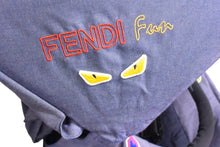 Load image into Gallery viewer, FENDI フェンディInglesina イングリッシーナ ベビーカー モンスター ネイビー ブラック メッシュ 美品 中古 64292
