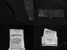 Load image into Gallery viewer, CHROME HEARTS クロムハーツ レザーパパベスト CHクロスパッチ サイズM ブラック シルバー925 牛革 ダガージップ 美品 中古 64294