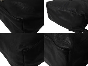 極美品 CHROME HEARTS クロムハーツ レロ クロスパッチ レザー ショルダーバッグ ブラック 名古屋限定 フレアニー 中古 64298
