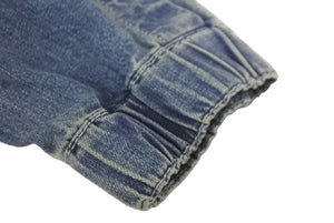 極美品 Sacai サカイ キッズ デニムパンツ ブルー インディゴ子供用ボトムス 17-00033K サイズ２ 中古 64301 