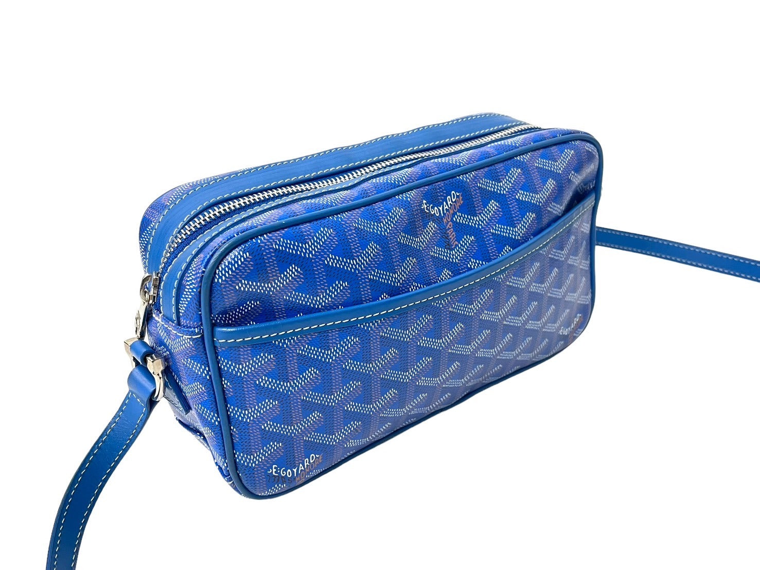 Goyard ショルダーバッグ カップヴェール　ネイビー　中古美品 極美品 GOYARD ゴヤール カップヴェールPM ショルダーバッグ