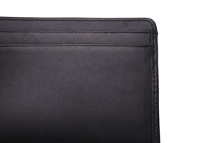 極美品 CHANEL シャネル カードケース カンボンライン 17番台 ココマーク レザー エナメル ブラック ピンク 中古 64306