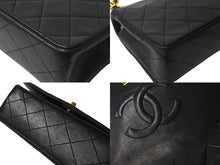 Load image into Gallery viewer, CHANEL シャネル ミニマトラッセ 19 チェーンショルダーバッグ 1番台 フルフラップ ラムスキン ブラック 美品 中古 64308