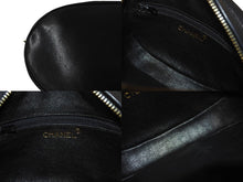 Load image into Gallery viewer, CHANEL シャネル チェーンショルダーバッグ ココマーク フリンジ 1番台 カーフスキン ブラック ゴールド金具 美品 中古 64309