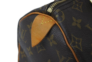 LOUIS VUITTON ルイヴィトン スピーディ25 ハンドバッグ M41528 モノグラム 良品 中古 64312