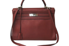 Load image into Gallery viewer, HERMES エルメス ケリー 32 2WAYハンドバッグ ルージュガランス レッド系 トリヨンクレマンス SV金具 ▫︎D刻印 良品 中古 64313