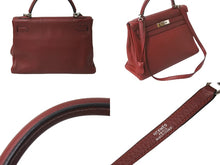 Load image into Gallery viewer, HERMES エルメス ケリー 32 2WAYハンドバッグ ルージュガランス レッド系 トリヨンクレマンス SV金具 ▫︎D刻印 良品 中古 64313