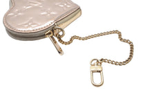 Load image into Gallery viewer, LOUIS VUITTON ルイヴィトン モノグラム ミロワール ポルト モネ クール ポーチ ゴールド ハート M93567 美品 中古 64316