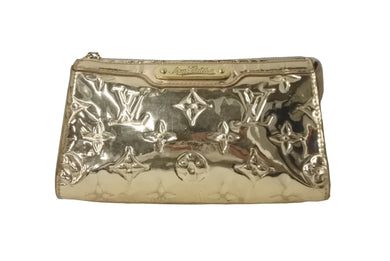 LOUIS VUITTON ルイヴィトン トゥルースコスメティック ポーチ M95604 モノグラム ミロワール ゴールド 良品 中古 64317