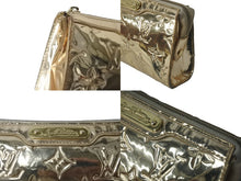 画像をギャラリービューアに読み込む, LOUIS VUITTON ルイヴィトン トゥルースコスメティック ポーチ M95604 モノグラム ミロワール ゴールド 良品 中古 64317