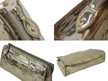 画像をギャラリービューアに読み込む, LOUIS VUITTON ルイヴィトン トゥルースコスメティック ポーチ M95604 モノグラム ミロワール ゴールド 良品 中古 64317