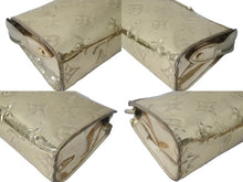 画像をギャラリービューアに読み込む, LOUIS VUITTON ルイヴィトン トゥルースコスメティック ポーチ M95604 モノグラム ミロワール ゴールド 良品 中古 64317