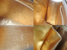 画像をギャラリービューアに読み込む, LOUIS VUITTON ルイヴィトン トゥルースコスメティック ポーチ M95604 モノグラム ミロワール ゴールド 良品 中古 64317