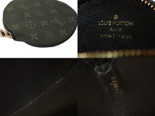 Load image into Gallery viewer, LOUIS VUITTON ルイ ヴィトン ポルトモネロン コインケース 円形 M92451 モノグラムミニキャンバス カーキ 美品 中古 64320