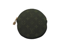 Load image into Gallery viewer, LOUIS VUITTON ルイ ヴィトン ポルトモネロン コインケース 円形 M92451 モノグラムミニキャンバス カーキ 美品 中古 64320