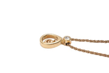 Load image into Gallery viewer, Christian Dior クリスチャンディオール ネックレス ヴィンテージ ラインストーン メタル 全長44cm 重量8g 美品 中古 64325